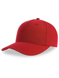 5 panelová baseballová kšiltovka red model 22479027 - Atlantis Headwear