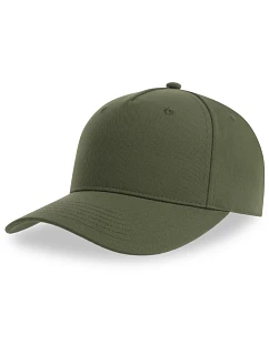 5 panelová baseballová kšiltovka olive model 22479023 - Atlantis Headwear