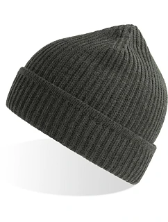 Pletená čepice "" dark grey melange model 22479219 - Atlantis Headwear