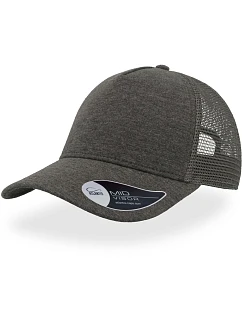 Rapper Jersey 5 panelová Trucker kšiltovka  dark grey model 22478783 - Atlantis Headwear