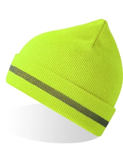 Bezpečnostní pletená čepice yellow fluo model 22479698 - Atlantis Headwear