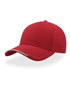 6 panelová kšiltovka red model 22479001 - Atlantis Headwear