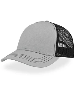 Rapper 5 panelová Trucker kšiltovka grey/black model 22478763 - Atlantis Headwear