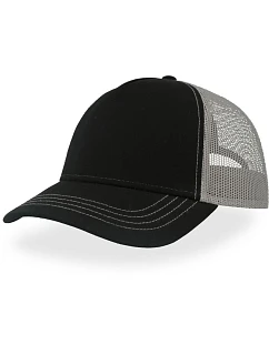 Rapper 5 panelová Trucker kšiltovka black/grey model 22478761 - Atlantis Headwear