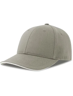 Atlantis Headwear Liberty Sandwich-S 6 panelová baseballová kšiltovka 33.0251 grey/white
