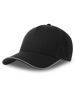 5 panelová baseballová kšiltovka black model 22411162 - Atlantis Headwear