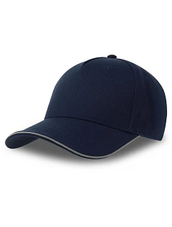 5 panelová baseballová kšiltovka navy model 22411168 - Atlantis Headwear