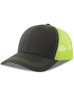 6 panelová Trucker kšiltovka dark fluo model 22411230 - Atlantis Headwear