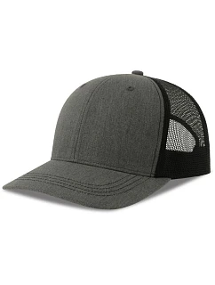 6 panelová Trucker kšiltovka grey melange/black model 22411238 - Atlantis Headwear