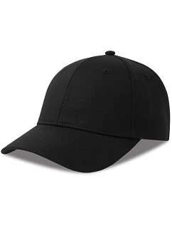6 panelová kšiltovka black model 22450211 - Atlantis Headwear