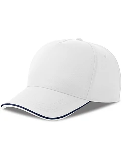 Recy Five 5 panelová sandwich kšiltovka white/navy model 22450439 - Atlantis Headwear