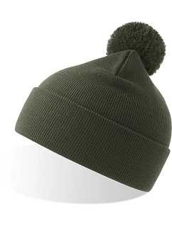 WindS Pletená čepice s bambulí olive model 22450559 - Atlantis Headwear