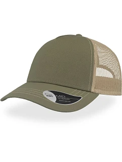 Rapper Canvas 5 panelová síťovaná kšiltovka model 22478749 - Atlantis Headwear