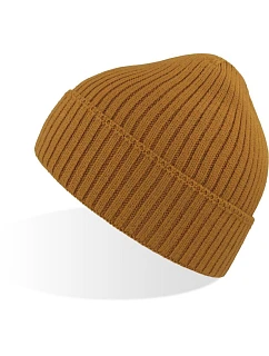 Pletená čepice "" mustard melange model 22479580 - Atlantis Headwear