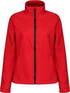 TRA 629 Dámská 2vrstvá softshellová bunda  classic red/black model 22526010 - Regatta