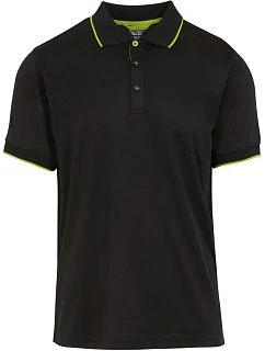 Regatta TRS 264 Piqué polo "Navigate" 36.S264 black/lime green