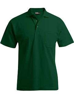 Pánské polo s kapsou Heavy Piqué 40. forest model 22419084 - Promodoro