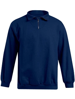 mikina s 1/4 zipem 40. navy model 22536823 - Promodoro