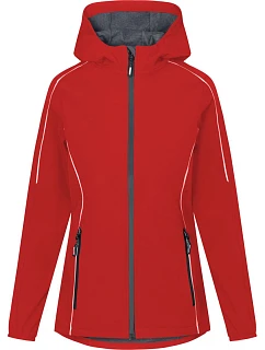 Dámská lehká 2vrstvá softshellová bunda 40. fire red model 22517233 - Promodoro