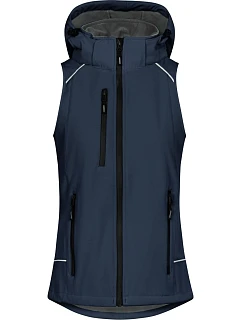 Dámská 3vrstvá softshellová vesta 40. navy model 22517343 - Promodoro
