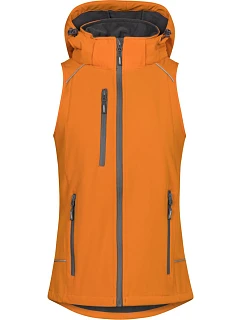 Dámská 3vrstvá softshellová vesta 40. orange model 22517329 - Promodoro