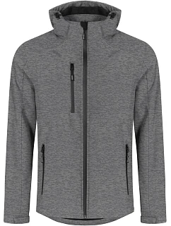 Pánská 3vrstvá softshellová bunda 40. heather grey model 22517368 - Promodoro