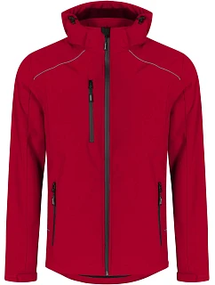 Pánská 3vrstvá softshellová bunda 40. fire red model 22517377 - Promodoro