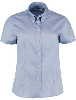 Kustom Kit KK 701 (26-28) Halenka Oxford s krátkým rukávem 43.701X light blue