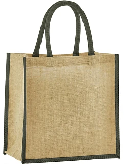 Westford Mill W 477 Jutová nákupní taška Mini 50.0477 natural/olive green