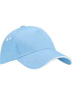 B 5 panelová sandwich kšiltovka 53.0 sky blue/white model 22481314 - Beechfield
