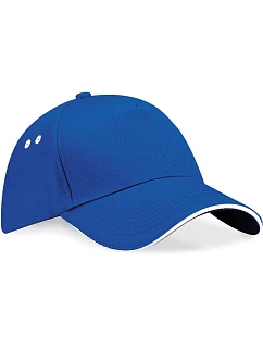 B 5 panelová sandwich kšiltovka 53.0 bright royal/white model 22481316 - Beechfield