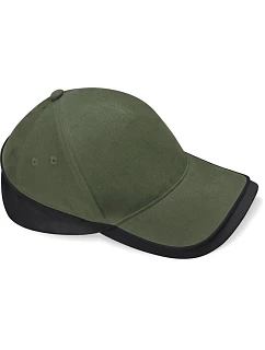 B 171 5 panelová  kšiltovka olive green/black model 22481682 - Beechfield