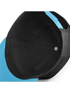 Beechfield B 615 Dětská 5 panelová kšiltovka "Snapback" 53.0615 black/surf blue