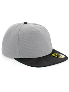 B 660 5 panelová kšiltovka s rovným kšiltem model 22482228 grey/black - Beechfield