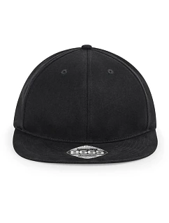 Beechfield B 665 6 panelová kšiltovka "Pro-Stretch Flat Peak" 53.0665 black