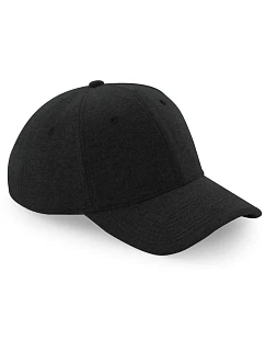Beechfield B 677 6 panelová kšiltovka "Jersey Athleisure" 53.0677 black
