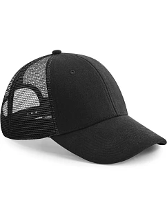 Beechfield B 678 6 panelová Trucker kšiltovka "Athleisure" 53.0678 black