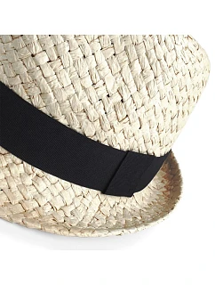 Beechfield B 720 Klobouk v pleteném vzhledu "Festival Trilby" 53.0720 natural