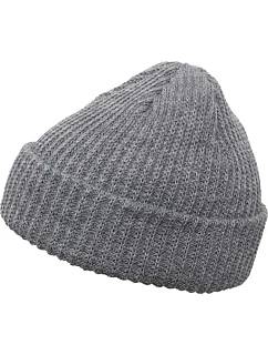 Flexfit 1502RB Žebrovaná pletená čepice 55.02RB heather grey