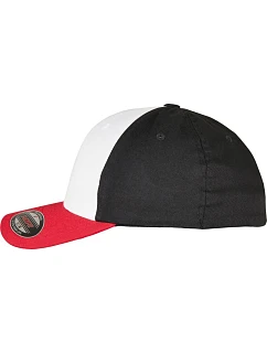 Flexfit 6277T/6277TT 6 Panelová kšiltovka Flexfit Wooly Combed 55.277T red/white/black