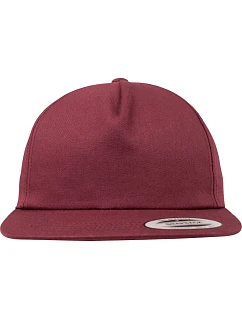 Flexfit 6502 5 panelová Snapback kšiltovka 55.6502 maroon