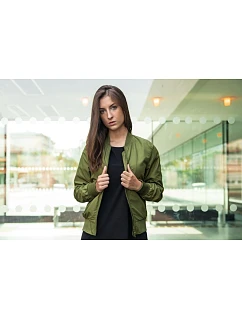Build your Brand BY 044 Dámská bomber bunda 56.0044 black