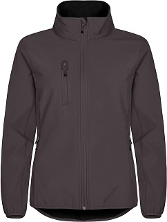 Classic Softshell Jkt W Dámská 3vrstvá softshellová bunda model 22471189 dark grey - Clique