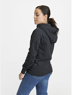 Pure Waste HJUB Unisex mikina s kapucí 74.HJUB black