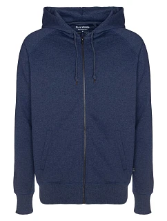 Pure Waste HJUB Unisex mikina s kapucí 74.HJUB navy melange