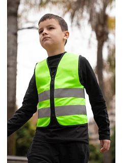 Korntex KWRX – Aalborg Dětská bezpečnostní vesta 76.KWRX hi vis yellow/hi vis orange