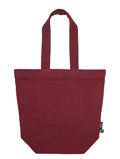 Neutral O 90053 Taška z bio fairtrade bavlny se zipem 77.0053 bordeaux