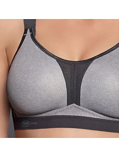 dynamiX star sportovní podprsenka X-Back 5537 heather grey - Active