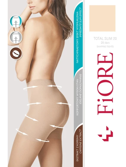 Total Slim 20 den model 18031396 kolor:natural - Fiore