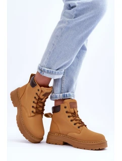 Dámské zimní botky hnědé model 21631388 - Boto